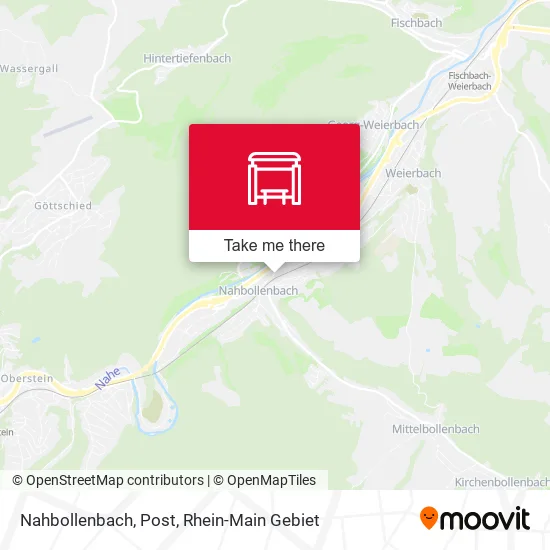 Карта Nahbollenbach, Post