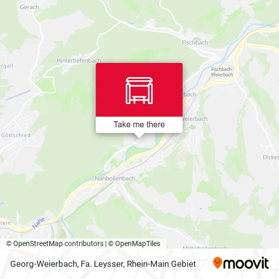 Карта Georg-Weierbach, Fa. Leysser