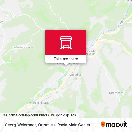Карта Georg-Weierbach, Ortsmitte