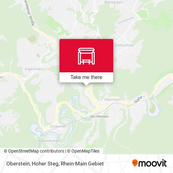 Карта Oberstein, Hoher Steg