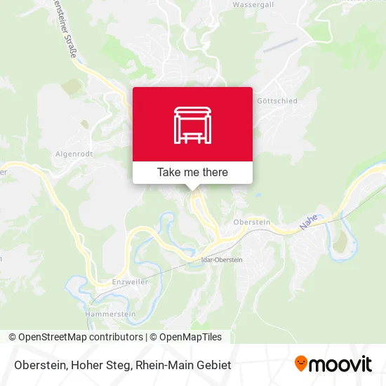 Карта Oberstein, Hoher Steg