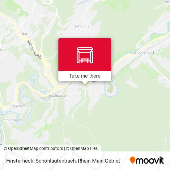 Карта Finsterheck, Schönlautenbach