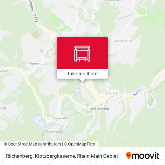 Rilchenberg, Klotzbergkaserne map