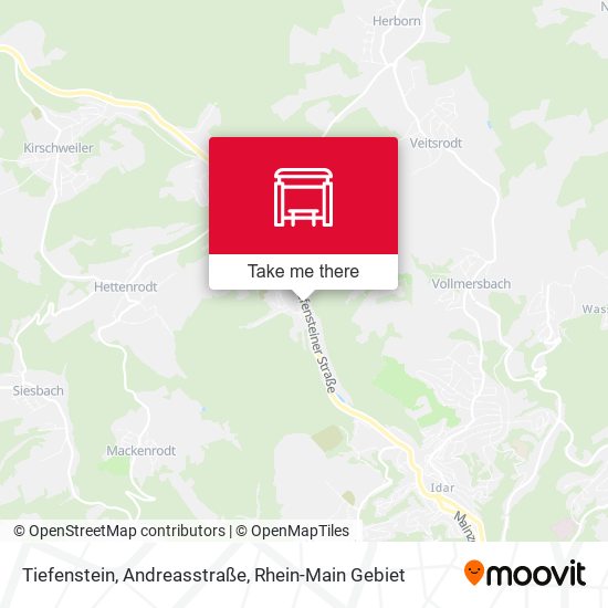 Tiefenstein, Andreasstraße map