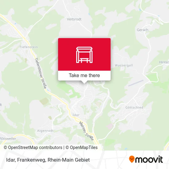 Карта Idar, Frankenweg