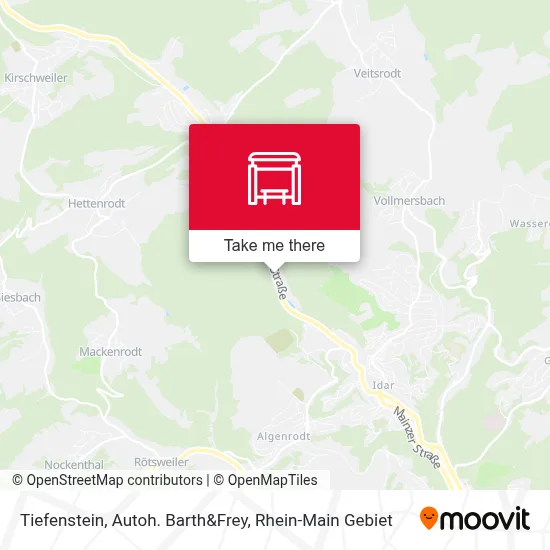 Tiefenstein, Autoh. Barth&Frey map