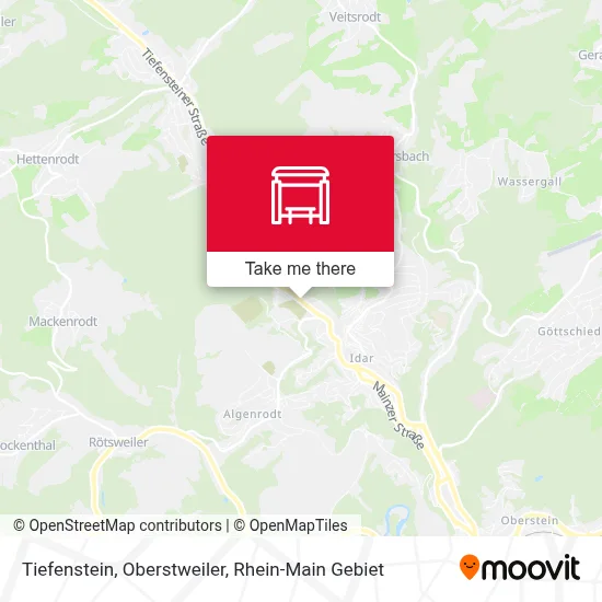 Tiefenstein, Oberstweiler map