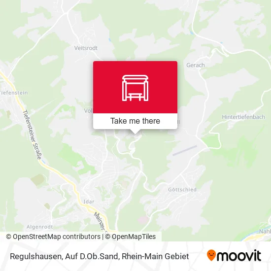 Карта Regulshausen, Auf D.Ob.Sand