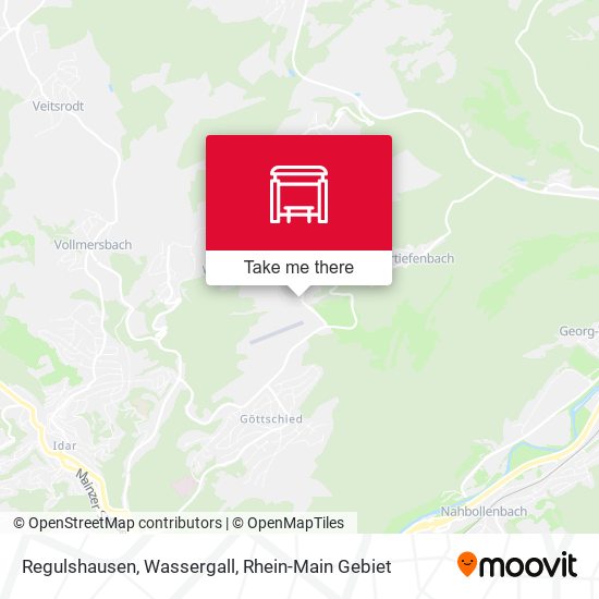 Regulshausen, Wassergall map