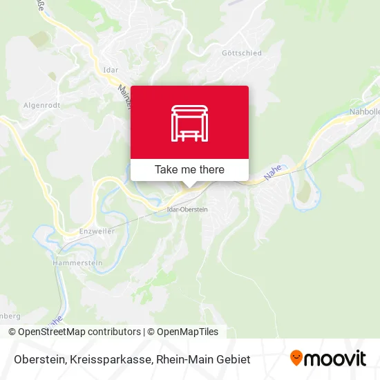 Карта Oberstein, Kreissparkasse