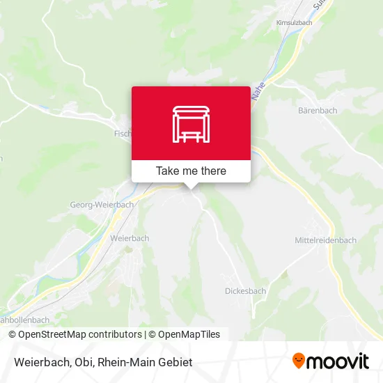 Карта Weierbach, Obi