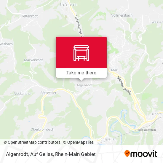 Карта Algenrodt, Auf Geliss