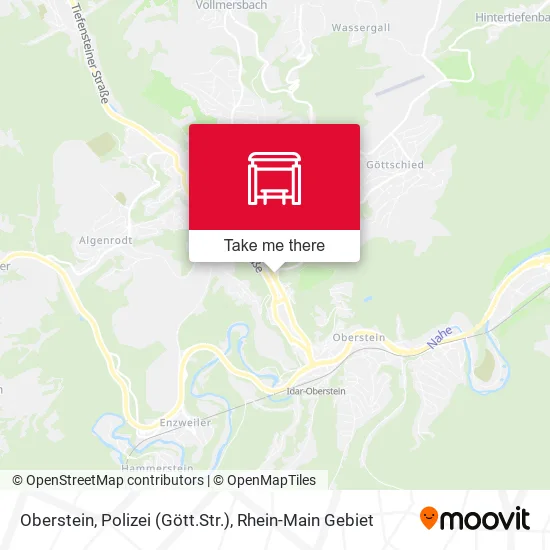 Карта Oberstein, Polizei (Gött.Str.)