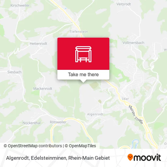 Карта Algenrodt, Edelsteinminen