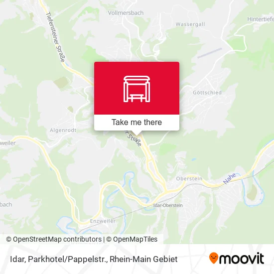 Карта Idar, Parkhotel/Pappelstr.