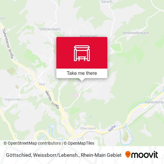 Göttschied, Weissborr/Lebensh. map