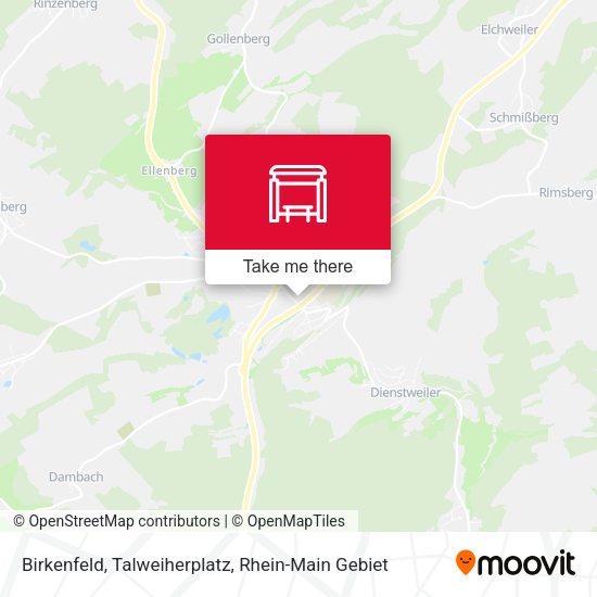 Карта Birkenfeld, Talweiherplatz