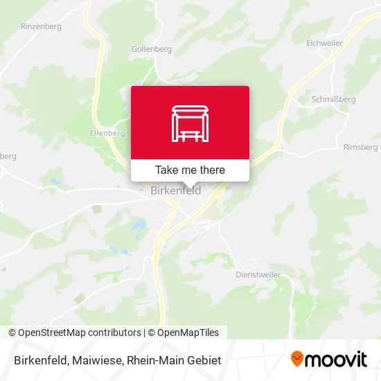 Карта Birkenfeld, Maiwiese
