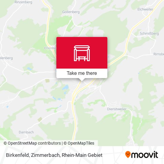 Карта Birkenfeld, Zimmerbach