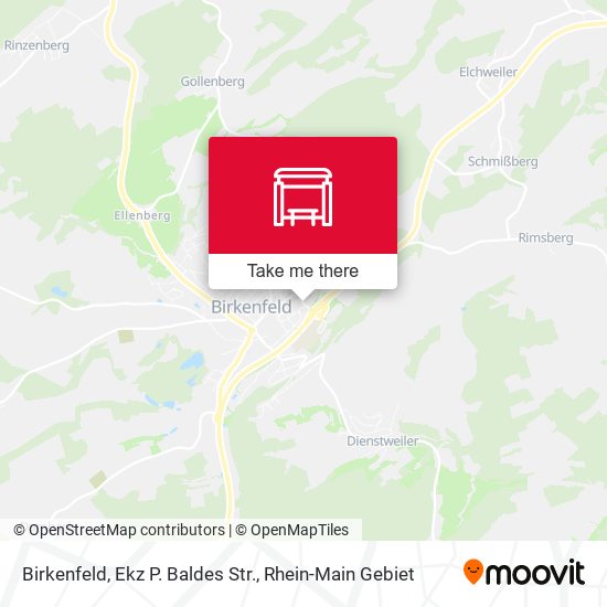 Birkenfeld, Ekz P. Baldes Str. map