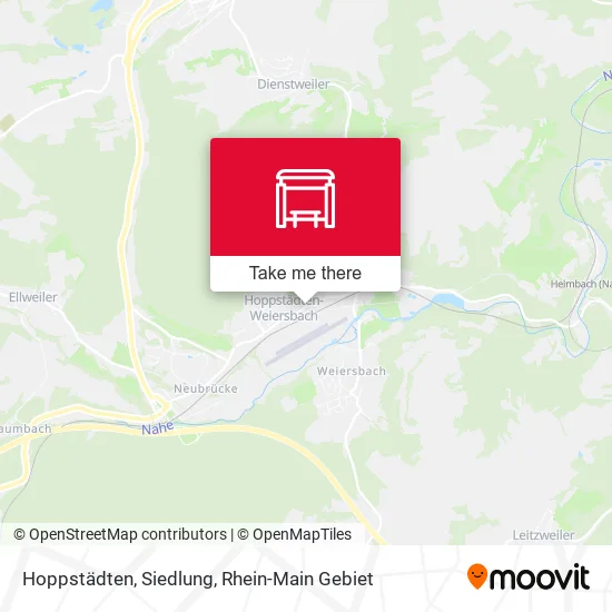 Карта Hoppstädten, Siedlung