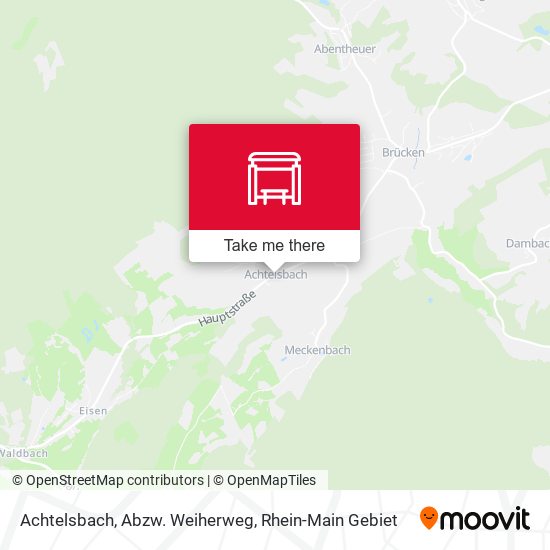 Achtelsbach, Abzw. Weiherweg map