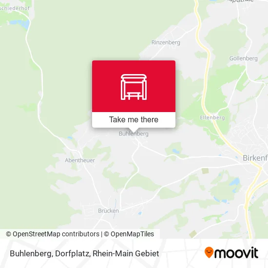 Карта Buhlenberg, Dorfplatz