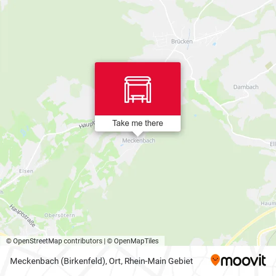 Карта Meckenbach (Birkenfeld), Ort