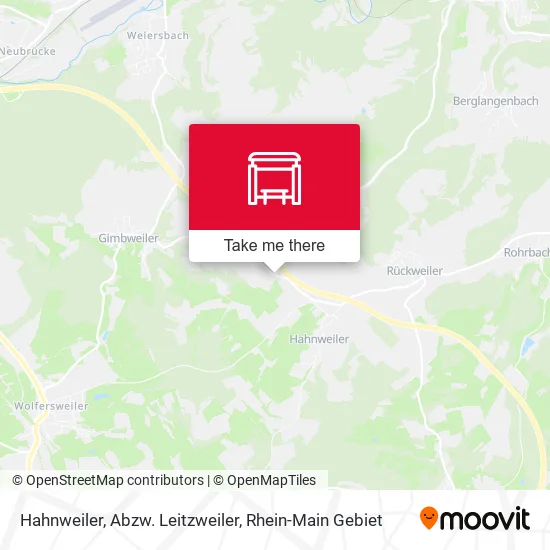 Карта Hahnweiler, Abzw. Leitzweiler