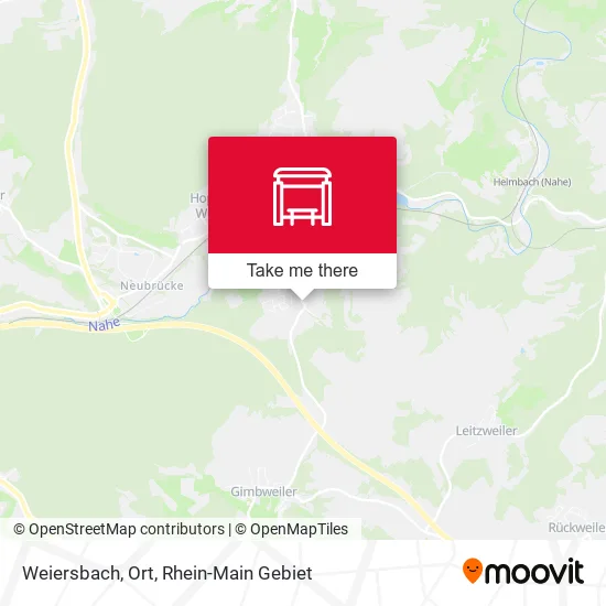 Карта Weiersbach, Ort