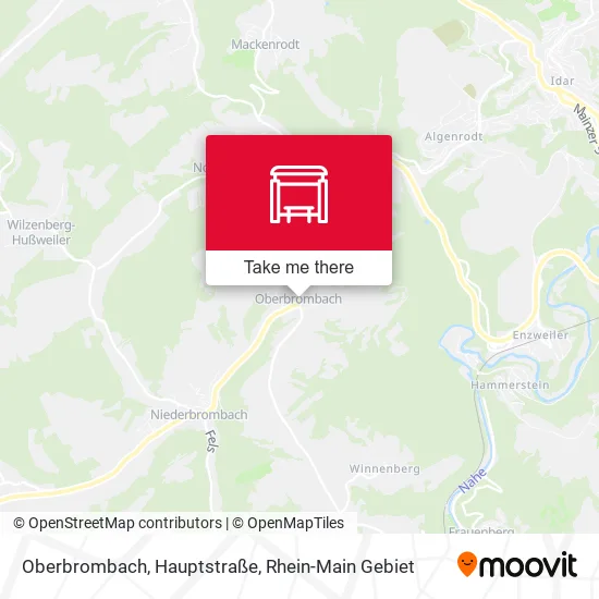 Карта Oberbrombach, Hauptstraße