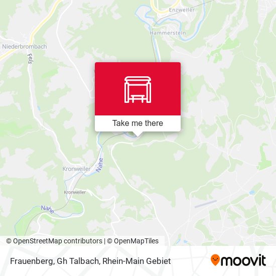 Frauenberg, Gh Talbach map