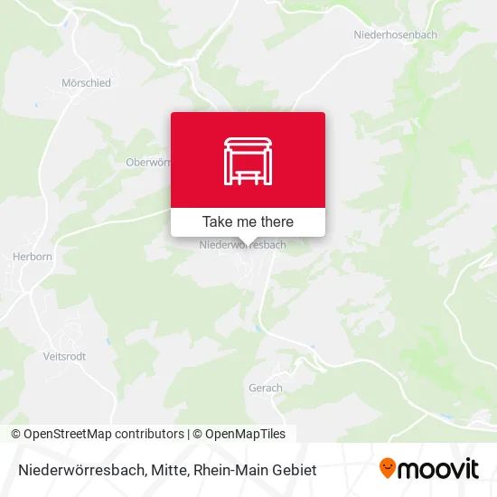 Карта Niederwörresbach, Mitte