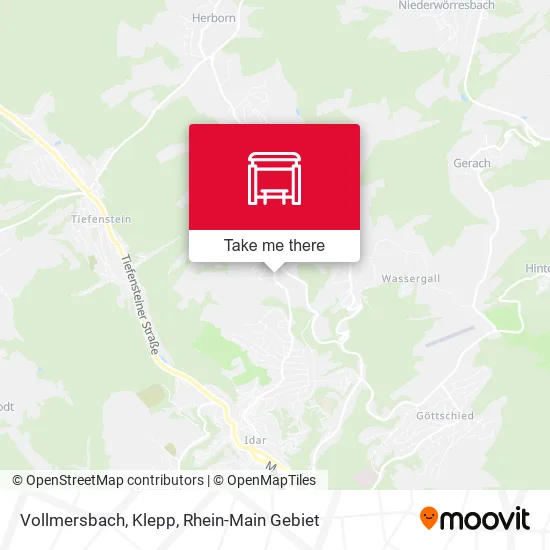 Карта Vollmersbach, Klepp
