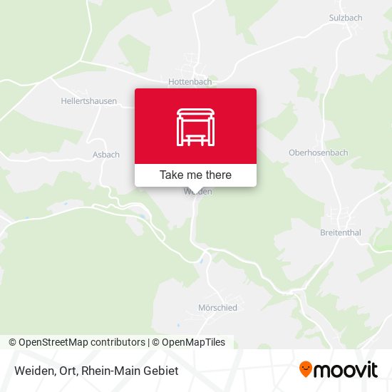 Карта Weiden, Ort