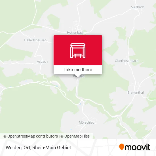 Карта Weiden, Ort