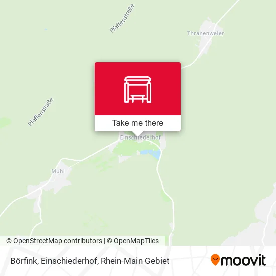 Карта Börfink, Einschiederhof
