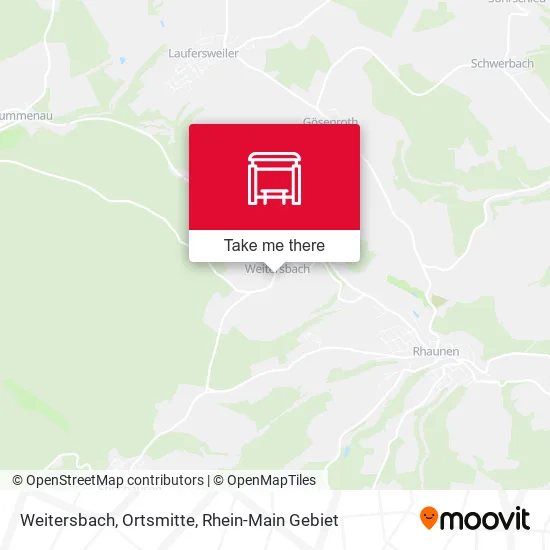 Weitersbach, Ortsmitte map