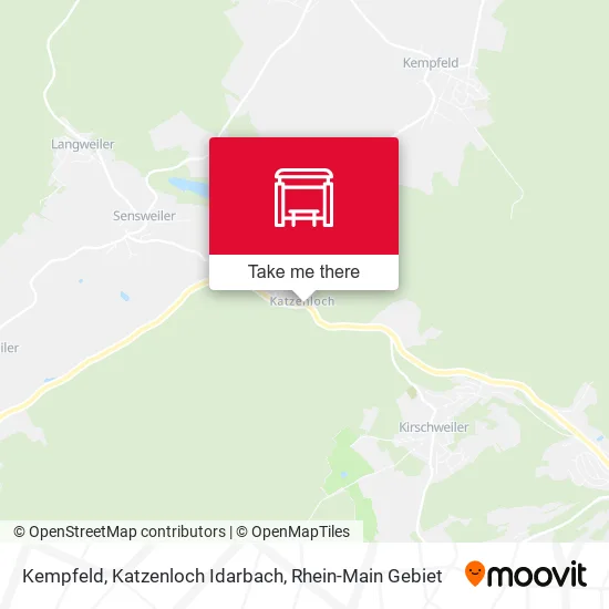 Карта Kempfeld, Katzenloch Idarbach