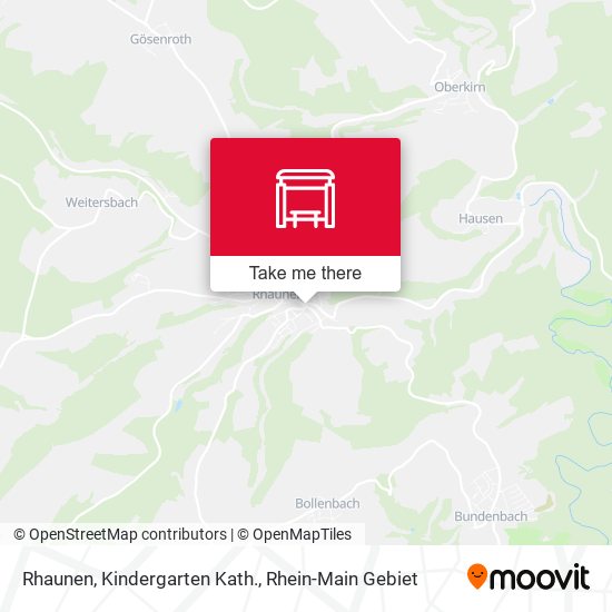 Rhaunen, Kindergarten Kath. map
