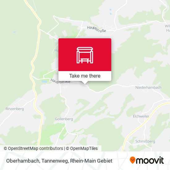 Oberhambach, Tannenweg map