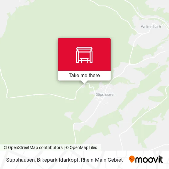 Карта Stipshausen, Bikepark Idarkopf