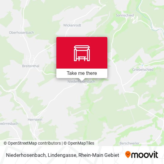 Niederhosenbach, Lindengasse map