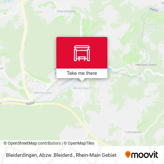 Карта Bleiderdingen, Abzw. Bleiderd.