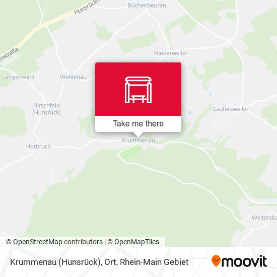 Krummenau (Hunsrück), Ort map