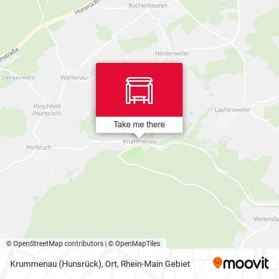 Карта Krummenau (Hunsrück), Ort