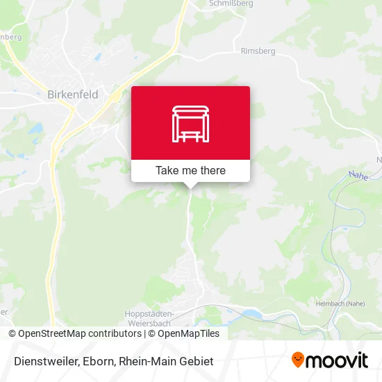 Карта Dienstweiler, Eborn
