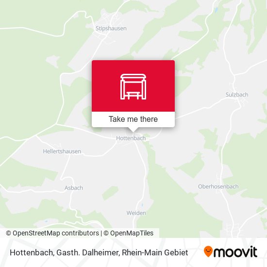 Hottenbach, Gasth. Dalheimer map