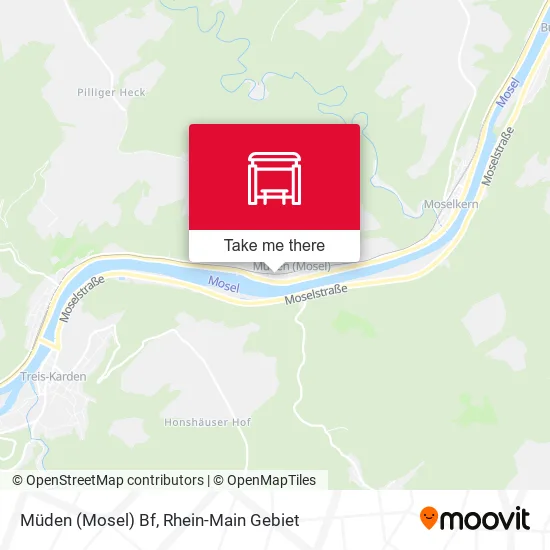 Карта Müden (Mosel) Bf