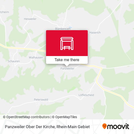 Карта Panzweiler Ober Der Kirche